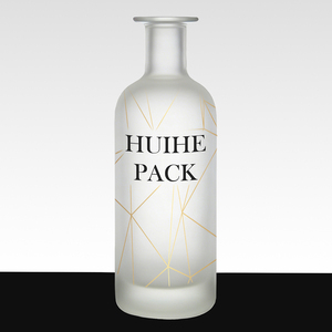 Vente directe usine – Bouteille en verre clair Oslo Apothek 50cl, 70cl, 75cl pour Gin, Whisky, Tequila, <span class=keywords><strong>Rhum</strong></span> avec finition Carnette - Product Image 2