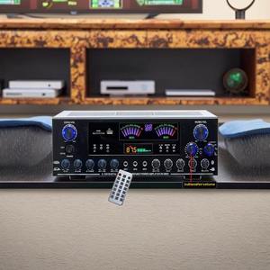 מקלט אודיו ביתי מגבר ביתי 5.1CH <span class=keywords><strong>500W</strong></span>*2+200W סראונד+300W סאב וופר עמיד מתכת HiFi סאונד כניסות USB/AUX עצמאיות - Product Image 2