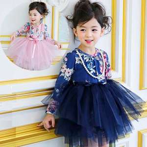 Robe pour filles, vêtements pour enfants, coton, mode enfant, tenue de fête, tenue quotidienne, OEM - Product Image 1