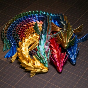 Juguete de Dragón Único con Articulaciones Móviles Impreso en 3D - Product Image 3