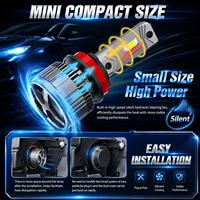 Mini CSP S11 3570 60W H4 H7 H11 9005 9006 Bombillas LED Ultra para Faros Delanteros