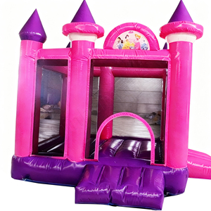 <span class=keywords><strong>Castillo</strong></span> Inflable de PVC Comercial con Diseño de Princesa, Colores Personalizados, Impresión Digital, 1 Año de Garantía, Fácil de Usar - Product Image 1