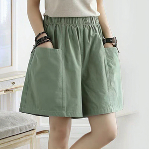 กางเกงคาร์โก้เอวยางยืดทันสมัยสำหรับผู้หญิงใส่ในฤดูร้อนกางเกงลำลองทรงหลวมเข้าได้กับทุกชุดเครื่องมือตรงกระชับสัดส่วนระบายอากาศได้ดี - Product Image 2