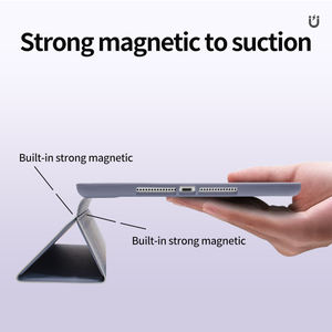 2018 בן שישה דור 9.7 <span class=keywords><strong>ipad</strong></span> חיצוני עור pu בחזרה לכסות שטוח סיליקון פגז חריץ - Product Image 2