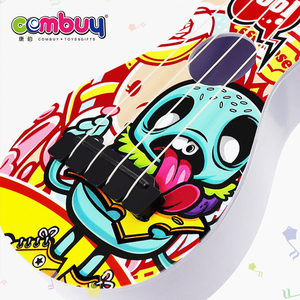 Ukulele de musique sonore, mini <span class=keywords><strong>jouet</strong></span> de <span class=keywords><strong>guitare</strong></span> pour enfants avec grain de <span class=keywords><strong>bois</strong></span> - Product Image 6