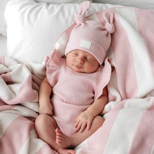 Pyjama bébé en <span class=keywords><strong>coton</strong></span> côtelé personnalisable avec fermeture éclair, pyjama bébé en <span class=keywords><strong>coton</strong></span> côtelé 4x1, grenouillère unisexe <span class=keywords><strong>Oeko</strong></span>-<span class=keywords><strong>Tex</strong></span> avec bonnet, ensemble nouveau-né - Product Image 2