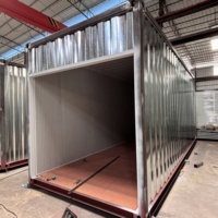 Bâtiment préfabriqué mobile en conteneur maritime pour café, restaurant, commerce de détail, garage éphémère, centre commercial, vêtements et accessoires – Vente directe usine