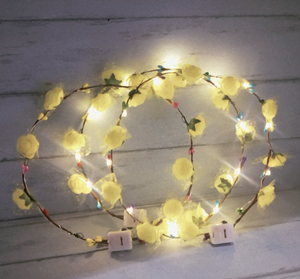 Rifornimenti del partito light up led corone di fiori di nuovo anno Di Natale carino LED fasce del fiore per i bambini e per adulti - Product Image 3