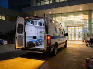 Ambulance <span class=keywords><strong>Volkswagen</strong></span> diesel automatique personnalisée avec équipement médical pour le transport de patients et les services de santé - Product Image 6