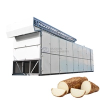 Ligne de production de séchage à bande transporteuse pour tranches de patate douce et de betterave, nouveau modèle, directement de l'usine, pour système de séchage des légumes-racines