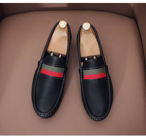 Nouvelles Chaussures de Voile Homme Été Tendance Polyvalentes Chaussures en Cuir Décontractées Confortables à Semelle Souple pour la Conduite - Product Image 6