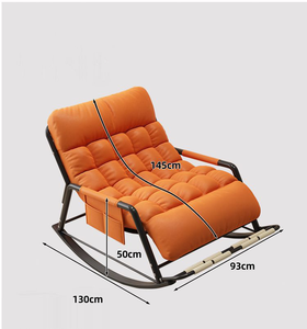 كرسي هزاز للكبار - أريكة استرخاء بتصميم جديد للشرفة وغرفة المعيشة، مثالية لراحة الكبار وقيلولة الظهيرة - Product Image 6