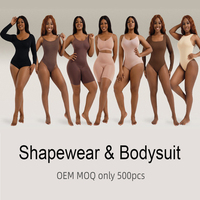 Shapewear pour femmes, contrôle du ventre, sans couture, dos ouvert, string, body shaper