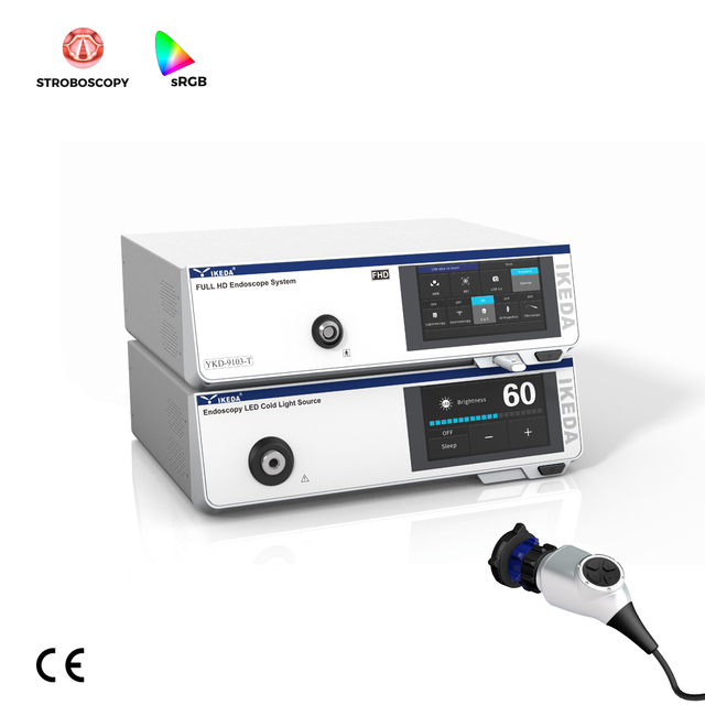 UHD 4K Medical Endoscopic Camera IKEDA 4K Telepack Endoscope Camera System With Telescopes Recorder Machine