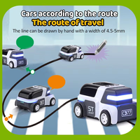 Voiture intelligente programmable à suivi de ligne RC 2,4G, contrôle par carte couleur, jouet robot éducatif pour l'apprentissage STEM