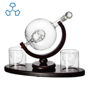 Thiết Kế Đặc Biệt Cá Nhân Handmade Sáng Tạo Toàn Cầu Rõ Ràng Pha Lê Độc Đáo Glass <span class=keywords><strong>Wine</strong></span> Decanter - Product Image 5