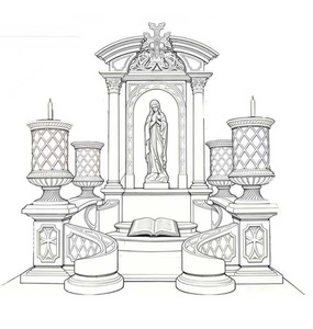 Grande statue de <span class=keywords><strong>pierre</strong></span> <span class=keywords><strong>tombale</strong></span> en marbre de la <span class=keywords><strong>Vierge</strong></span> <span class=keywords><strong>Marie</strong></span>, style américain, design européen <span class=keywords><strong>pour</strong></span> les tombes de cimetière - Product Image 6