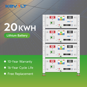 Batterie solaire KEVOLT ESS Rack 5kWh à 50kWh, batterie lithium 48V LiFePO4, système de stockage d'énergie domestique - Product Image 1