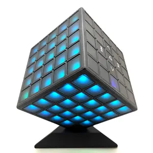 Đèn Tiệc Disco Ball DJ Strobe Strobe Hiệu Ứng Bảng Với Thành Phần Loa Chuyên Nghiệp Rubik Của Cube Loa