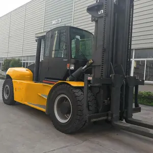 Diskon 16 Ton UN Diesel Forklift dengan Mesin Jepang Tampilan Lebar Tiang Pengangkat Truk