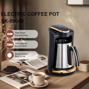 Machine à café 250 ml avec chauffage à température constante, <span class=keywords><strong>cafetière</strong></span> en acier inoxydable, pour préparer du thé et du café, 550 W - Product Image 2