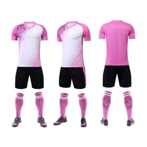 Camiseta de Fútbol Transpirable de Secado Rápido de Talla Grande de Alta Calidad a Precio de Fábrica, 100% Poliéster, Kits Completos en Naranja y Blanco para Club - Product Image 3