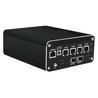 Intel 12th Gen Mini PC N100 8505U Procesador DE LA RED 2 * 10Gbe LAN 4 * 2.5Gbe SFP + PfSense Mikrotik Firewall Router Potente stock