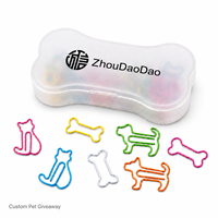 Clips décoratifs pour animaux de compagnie avec étui réutilisable pour les campagnes promotionnelles