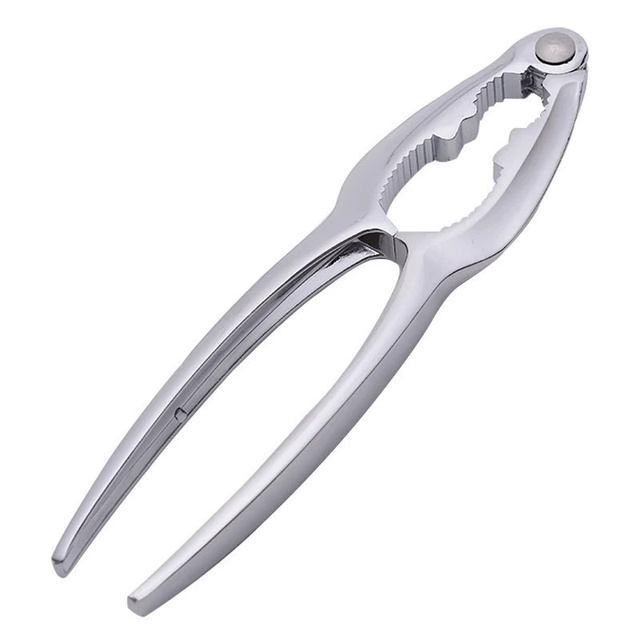 Stainless Steel Eco-Friendly Seafood Tool Crab Leg & Lobster Nut Cracker Opener with Picks for Seafood Diners