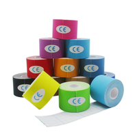 Plester Kinesiologi Shuangan Skin Safe Stretch Cotton 5m Ramah Lingkungan, Dukungan yang Ditingkatkan untuk Pergelangan Tangan, Punggung, dan Terapi Olahraga