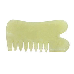 Peigne <span class=keywords><strong>de</strong></span> massage en <span class=keywords><strong>jade</strong></span> Xiuyan, outils <span class=keywords><strong>de</strong></span> soin du visage Gua Sha - Product Image 2