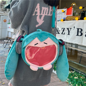 Nueva Mochila Transparente con Diseño <span class=keywords><strong>de</strong></span> Hatsune Miku, Linda Mochila Cruzada para Niñas, Venta al Por Mayor del Fabricante - Product Image 1