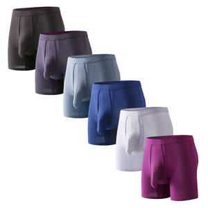 <span class=keywords><strong>Boxer</strong></span> da Uomo in Cotone all'Ingrosso con Vita Alta, Intimo Traspirante da Zhongshan, Slip a <span class=keywords><strong>Gamba</strong></span> <span class=keywords><strong>Lunga</strong></span> - Product Image 2