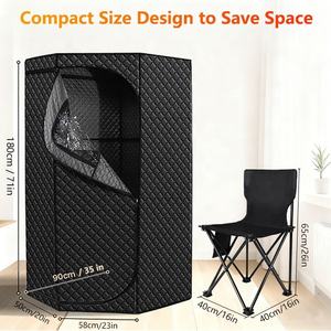 Sauna de Vapor Portátil de Acrílico de Tamaño Completo, <span class=keywords><strong>Spa</strong></span> de Cuerpo Completo, Ecológica, Fácil Instalación, Lujo para el Hogar y Exteriores - Product Image 6