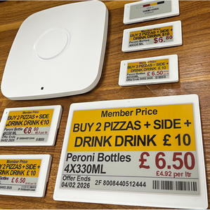 Nuevo Producto: Etiqueta Electrónica de Precio Digital Inalámbrica Wifi de 2.4Ghz Eink ESL para Sistema de Estanterías y Entrega en Almacenes Extranjeros - Product Image 2