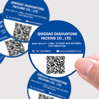 Fabricant d'étiquettes de sécurité autocollantes anti-effraction personnalisées, en vinyle PET, imperméables, avec code-barres et code QR, anti-contrefaçon