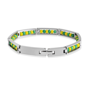 Pulsera <span class=keywords><strong>de</strong></span> Cuentas Sagradas Religiosas Personalizada, Brazalete <span class=keywords><strong>de</strong></span> Cuentas Coloridas, Brazalete Africano Indio <span class=keywords><strong>de</strong></span> Poder <span class=keywords><strong>Santeria</strong></span> - Product Image 3