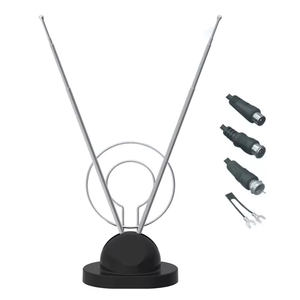 Antenne de télévision intérieure à gain élevé Hf Vhf Uhf Multi-bande 4k Free Digital Telescopic Signal Booster Digital Home TV Antennes - Product Image 5