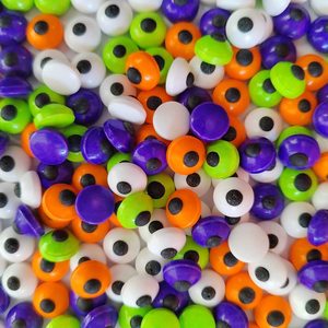 Décorations de gâteau d'<span class=keywords><strong>Halloween</strong></span> 100g Globe oculaire et lune comestibles arrose ingrédients halal de sucre solide dans l'emballage de bouteille et de sac - Product Image 3