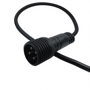 สายไฟ LED แบบกันน้ำ 2/3/4 ขา แกนทองแดง หุ้ม PVC 250V พร้อมขั้วต่อแบบปลั๊กตัวผู้และตัวเมีย สำหรับต่อขยายคอมพิวเตอร์/เครื่องจักร - Product Image 2