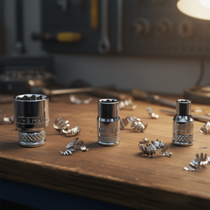 Fervi Polygonal <b>Socket</b> Wrench Normal Series 12mm 10mm 8mm Chrome Vanadium Steel - Product Image 3