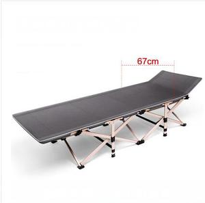 Cama Plegable Metálica para Acampar, Fácil de Guardar, Ajustable, para Exteriores, Cama Individual Plegable para Siesta al Aire Libre - Product Image 5