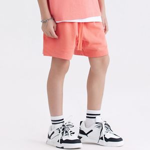 330GSM 100% coton été enfants Shorts blanc logo personnalisé mode Shorts décontracté pour enfants de haute qualité doux et confortable - Product Image 4