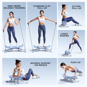 Multi-Purpose Foldable Pilates Reformer Board <strong>Sliding</strong> <strong>Abdominal</strong> Exercise Equipment for Ab Core Training Ski <strong>Machines</strong> - Product Image 3