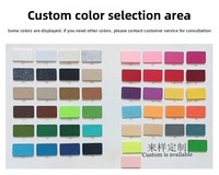 Vente en gros de tissu non tissé coloré feutre de fibres chimiques matériaux de bricolage pour la maternelle-adhésif perforé à l'aiguille pour les projets faits à la main