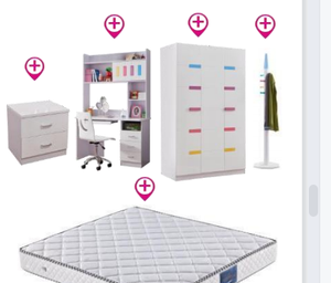 Vendita calda <span class=keywords><strong>principessa</strong></span> camera da letto per bambini Set di mobili per bambini letto per ragazza per camera da letto - Product Image 5