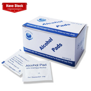 Dipahat steril tanpa tenunan kapas alkohol/alas persiapan alkohol - Product Image 1