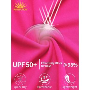 Neon Rash Guard <b>Long</b> <b>Sleeve</b> T Shirt For Kids UPF 50+ Dry Fit Athletic Unisex Boys Girls Sports <b>Undershirt</b> - Product Image 4