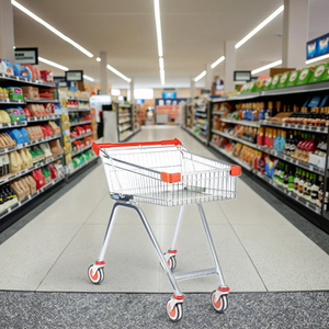 Chariot de supermarché à <span class=keywords><strong>4</strong></span> roues, chariot de supermarché, à main - Product Image 6