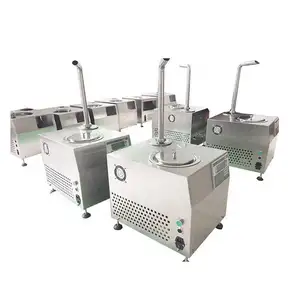 Automatic Mini Wafer Date Chocolate Coating 40 cm Snack Bar Cooling Tunnel Supplier Chocolate Enrobe Line